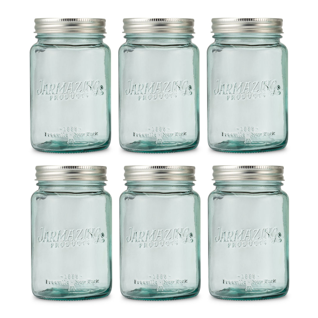 Glass Jar - Set of 6 Gracie Oaks