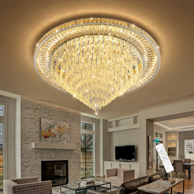 Modern Led Dimmable Chandelier Large