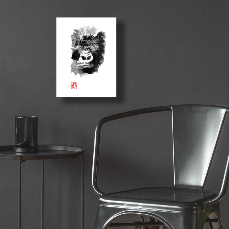 " Gorilla " by Pechane, 16" H X 12" W X 0.13" D