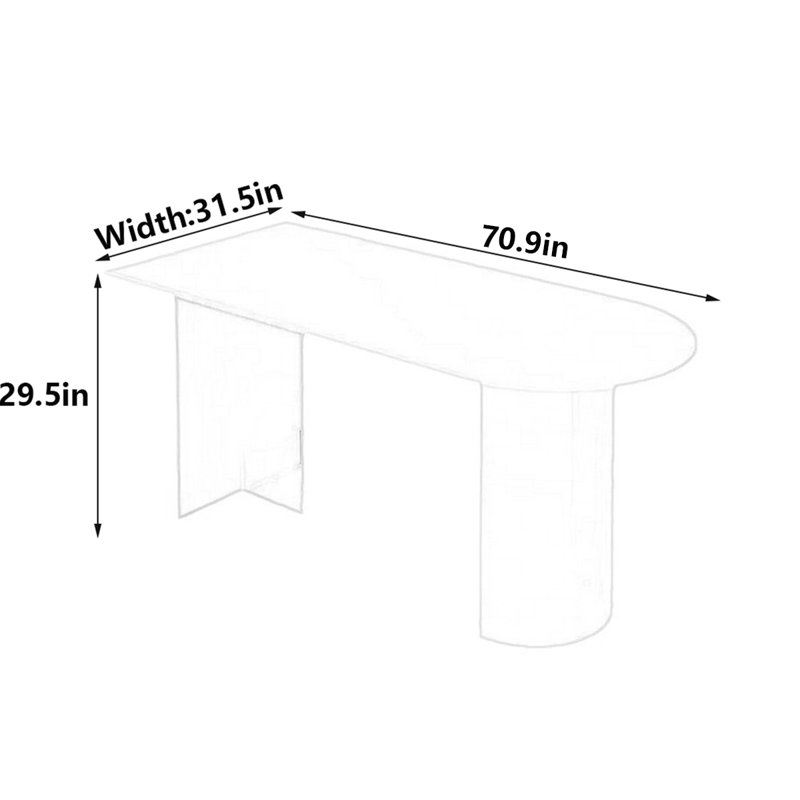 Sitha, 29.5"H x 70.9"L x 31.5"W