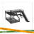 L-Shaped Bunk Bed With Loft Bed, Metal Triple Bunk Bed With Slide And USB Ports, Space-Saving And Noise-Free Design-118440978