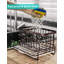 Organisateur de panier d'évier en acier inoxydable, imperméable, résistant à la rouille, pour éviers et ustensiles de cuisine-101038198-101038199