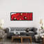 «Red I (Pansies)», impression sur toile-29483464-73552299