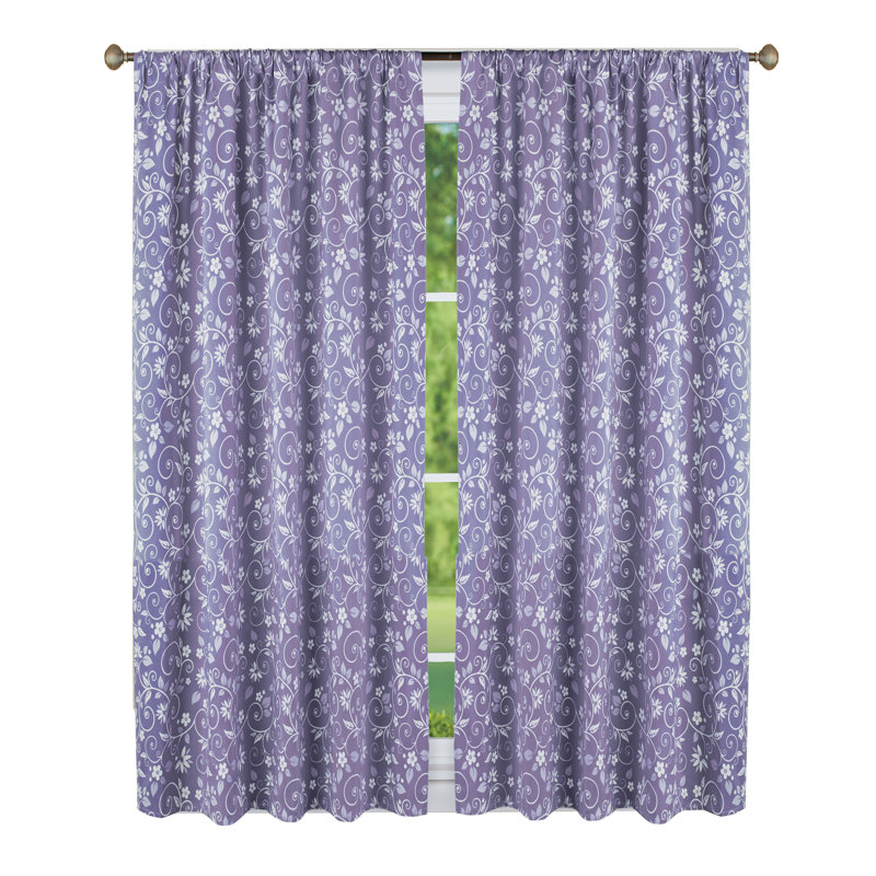 Panneau de rideau simple semi-transparent en microfibre