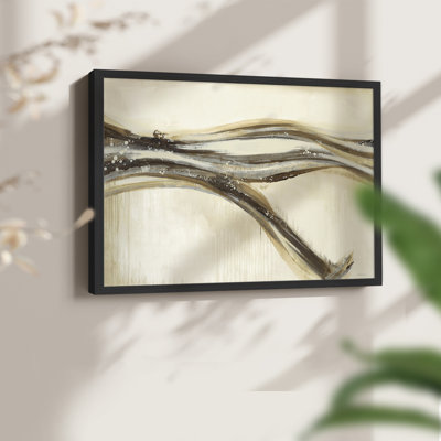 Catching a Metallic Wave -Framed Print - Restickable