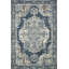 Tapis oriental bleu / crème Pinafor-1527629254