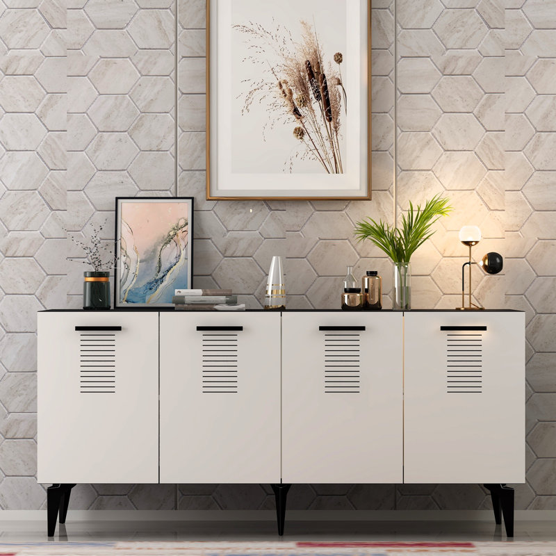 Jarrod 150cm Console Table, Grey/White