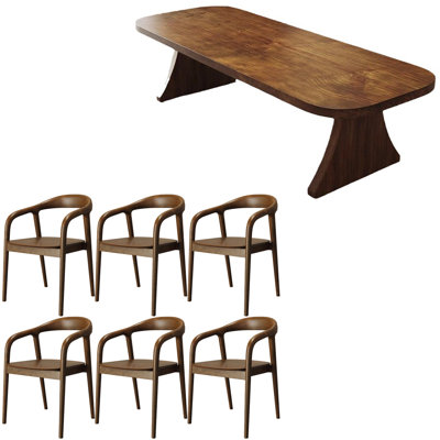 New Chinese style solid wood table set