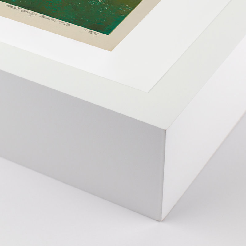 Hippi Print by Pepi Sprohge, White/Neutral Single Picture Framed, 24" H x 32" W x 1.5" D