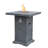 Square Concrete Propane Smokeless Fire Pit Table