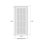 Porte blanche standard en bois massif Planum Flush