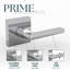 Mega Handles Prime Dummy Poignées de porte - Paquet de 6 poignées de porte robustes en chrome, poignée de porte anti-rotation pour garde-robe et portes françaises, côté simple, convient à toutes les portes standard - chrome poli-136426514-136426517-112246266