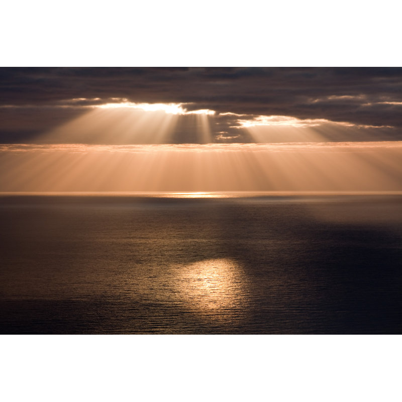 Golden Sunbeams by DeepBlueProductions - Wrapped Canvas Print, 61cm H x 91cm W x 3.8cm D