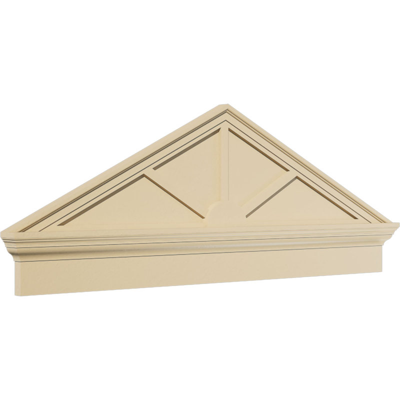 Fronton en uréthane Signature, 50 po x 19,375 po x 2,75 po, Combinaison, 3 rayons