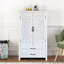 Armoire de rangement blanche Accent