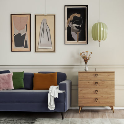 Commode 4 tiroirs Ansela