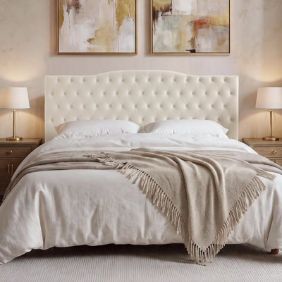Aveigha Arched Upholstered Headboard