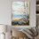 «Braflin Beige Modern Scandinavian Serenade Pastoral», reproduction sur toile
