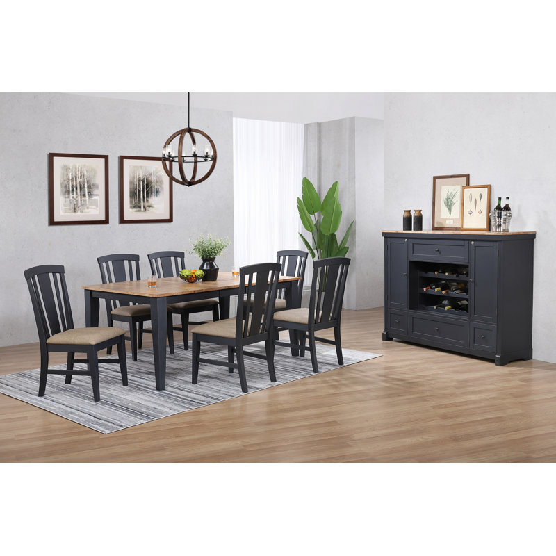 Table de salle à manger Derbyshire, H 30 po x L 60 à 78 po x l 38 po