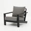 Ensemble de conversation en aluminium Sunbrella avec table basse en pierre frittée-632860659