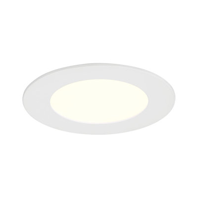 Garniture ronde coupe-feu mince 1 lumière 12 W Midway 4W - 5CCT