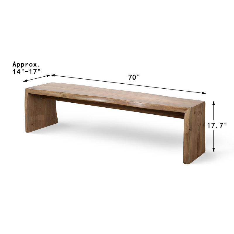 Solid Wood Dining Bench