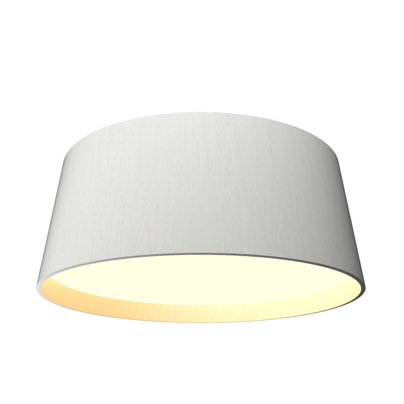 Cônico 1 - Light LED Flush Mount, 9.75" H x 24.18" W x 24.18" D, Organic White
