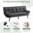 Alan 71" Upholstered Convertible Sofa With Adjustable Arms And Backs-434691094