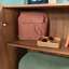 Armoire de rangement, finition brune