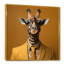 Jaune avec girafe III - art mural girafe-458216529-458216535