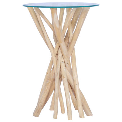 Table basse à cadre simple avec rangement