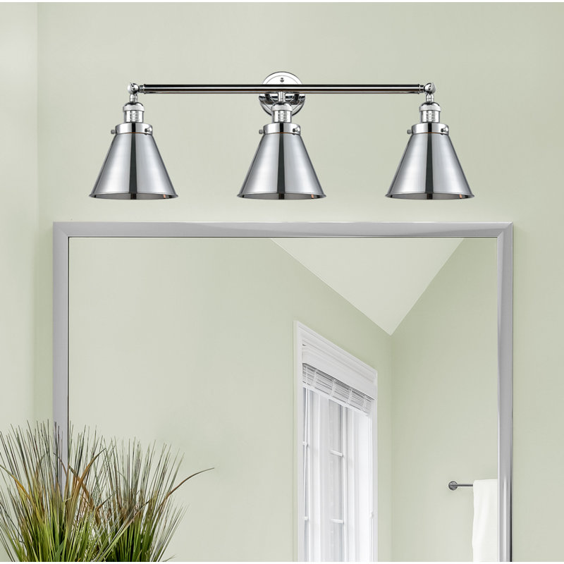 Rouvin 3 - Light Dimmable Vanity Light, Polished Chrome