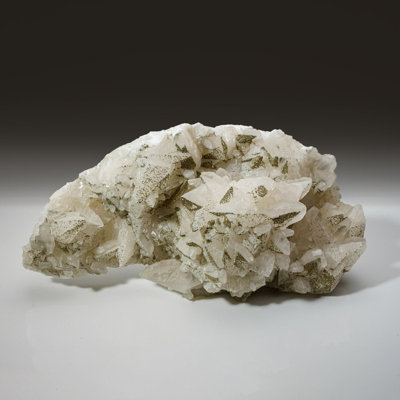 Chalcopyrite over Calcite from Edong Mining District, Daye, Hubei, China
