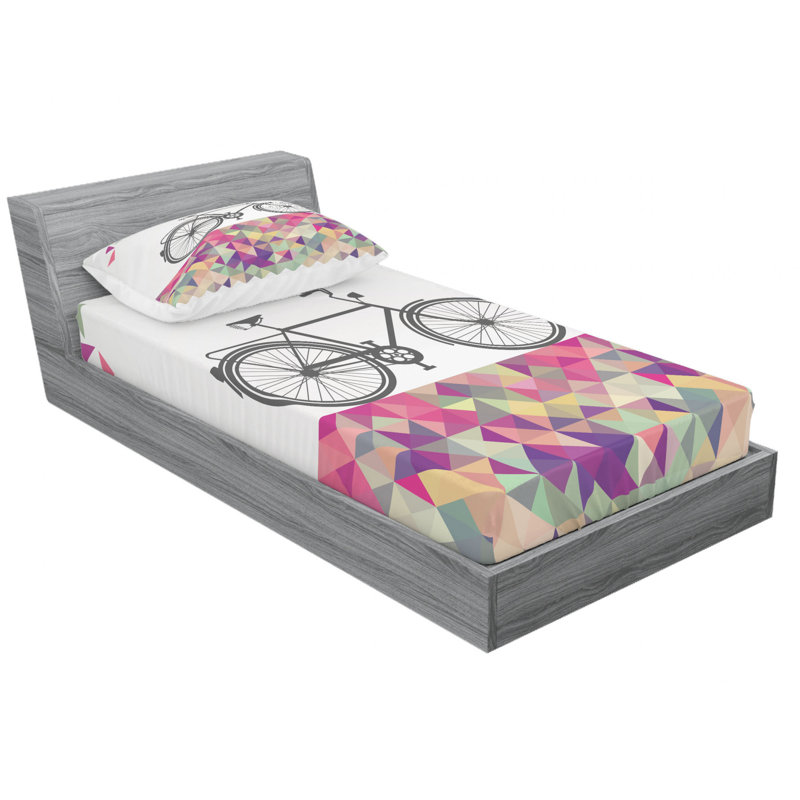 Microfiber Sheet Set, Twin XL Sheet Set with Fitted Sheet