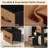 Modern Side Table with Wheels-235845872
