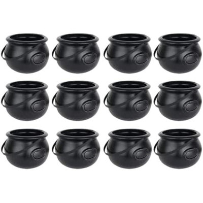 PMU Halloween 8-Inch Cauldron - Blow Mold Plastic Party Accessory - Halloween Party Favors