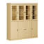 Vaisselier 100% en bois massif Palace Imports de 65 po avec verre transparent, portes Shaker, 2 tiroirs et tablettes réglables-1355663611