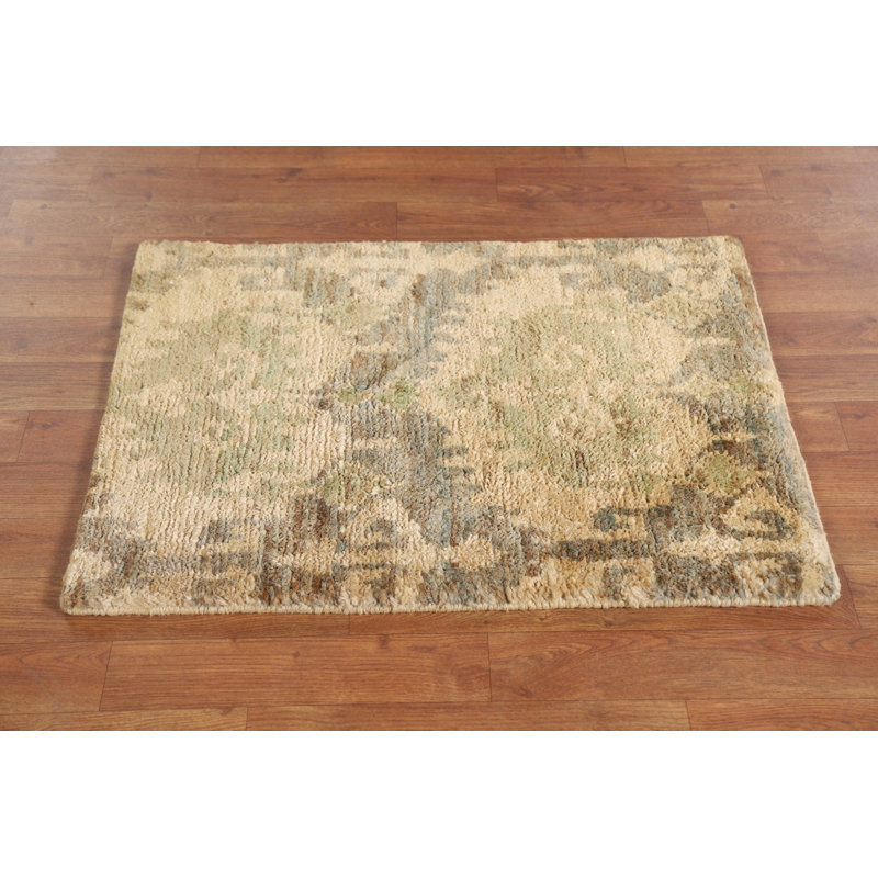 Tapis oriental marocain abstrait 2x3