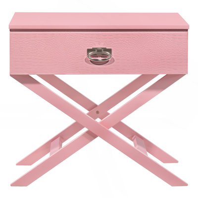 Charming Pink Nightstand For Modern Spaces