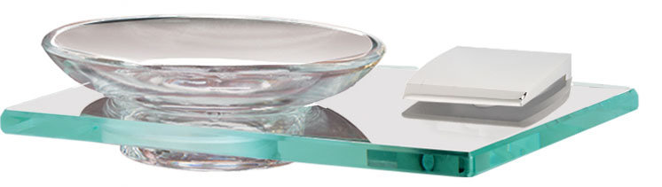 Porte-savon Manhattan, Chrome poli