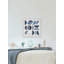 Blue Slices - Single Picture Frame Painting-41365554