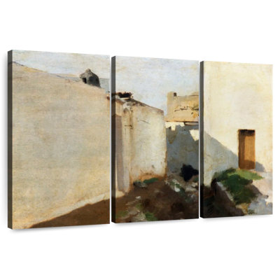 Sebbie, murs blancs au soleil, Maroc, 1879 à 1880