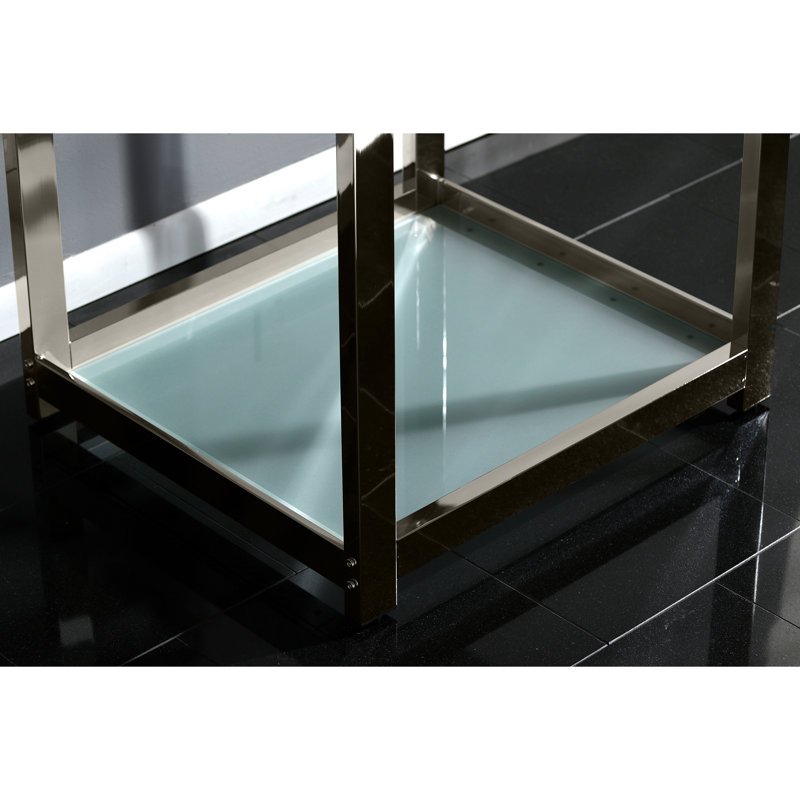 Fauceture 25" Single Bathroom Vanity Set, Polished Nickel