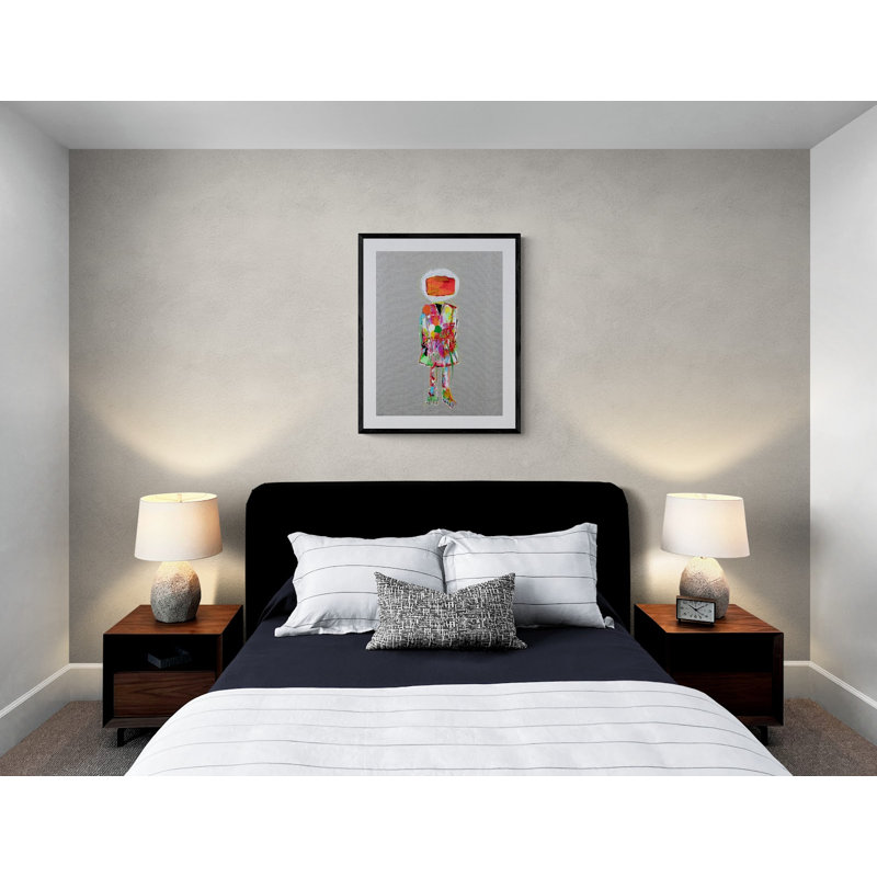 Astronaut On Gray Print by Jphono 1, Wrapped Canvas, 24" H x 18" W, 32" H x 24" W