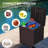 EHHLY Deck Box, 51 Gallon Package Bin Delivery Box for Outside Front Porch, Small Patio Outdoor Storage Boxes Waterproof, UV Resistant Plastic Resin Pool Storage Bins with lids-102731333