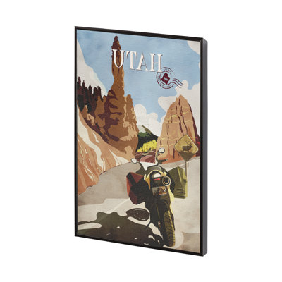 Utah Go par Simeng, reproduction d'art encadrée sous verre