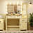 Camaya Makeup Vanity With LED Light and Charging Station-78311091