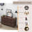 Steel 34.25 " W 4 - Drawer Dresser-454256700