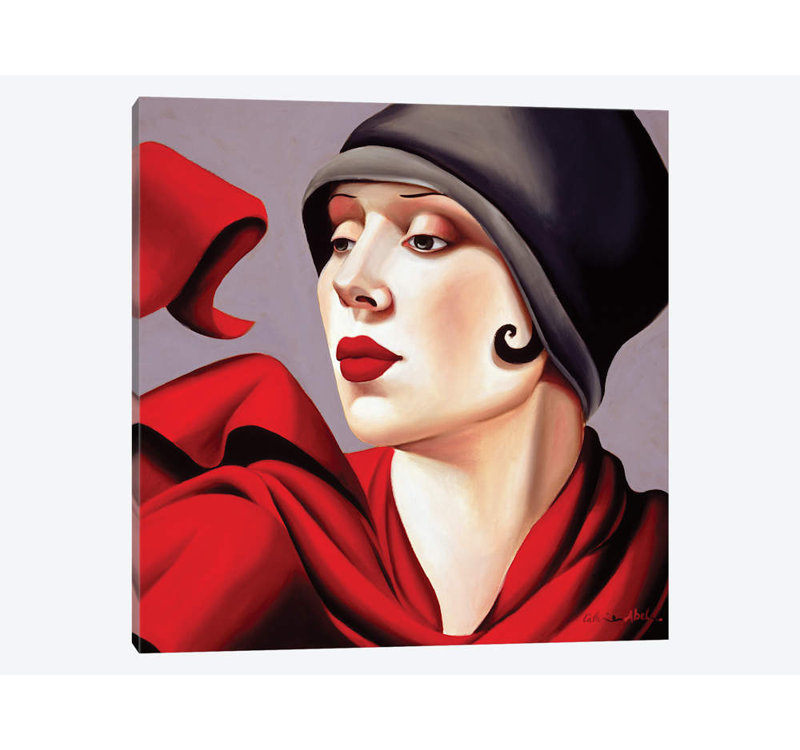 «Autumn Zephyr» par Catherine Abel, impression sur toile tendue, H 12 po x l 12 po x P 0,75 po, Toile tendue, Pas de tapis