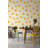 Eggs Wallpaper Abstract Removable Yellow Wall